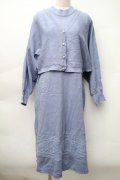 axes femme / ニットアンサンブルカーディガンｘワンピース  ブルー S-25-11-14-037-AX-TO-HR-ZS