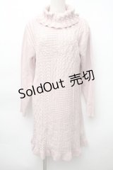 axes femme / ニットワンピース  ピンク S-25-11-14-039-AX-TO-AS-ZS