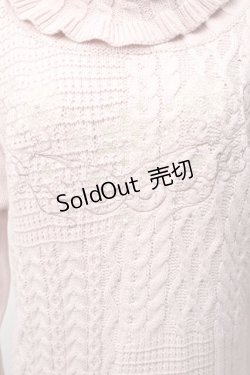 画像3: axes femme / ニットワンピース  ピンク S-25-11-14-039-AX-TO-AS-ZS