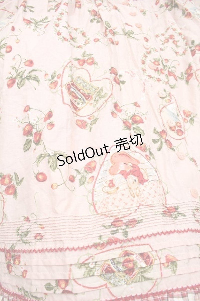 画像4: PINK HOUSE / Rambling Heartsプリントパッチワークワンピース  ピンク S-25-11-14-040-LO-OP-AS-ZS (4)
