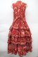 画像2: PINK HOUSE / Flower Picnic プリントパッチワークワンピース  赤 S-25-11-14-041-LO-OP-AS-ZS (2)