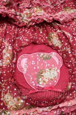 画像4: PINK HOUSE / Flower Picnic プリントパッチワークワンピース  赤 S-25-11-14-041-LO-OP-AS-ZS (4)