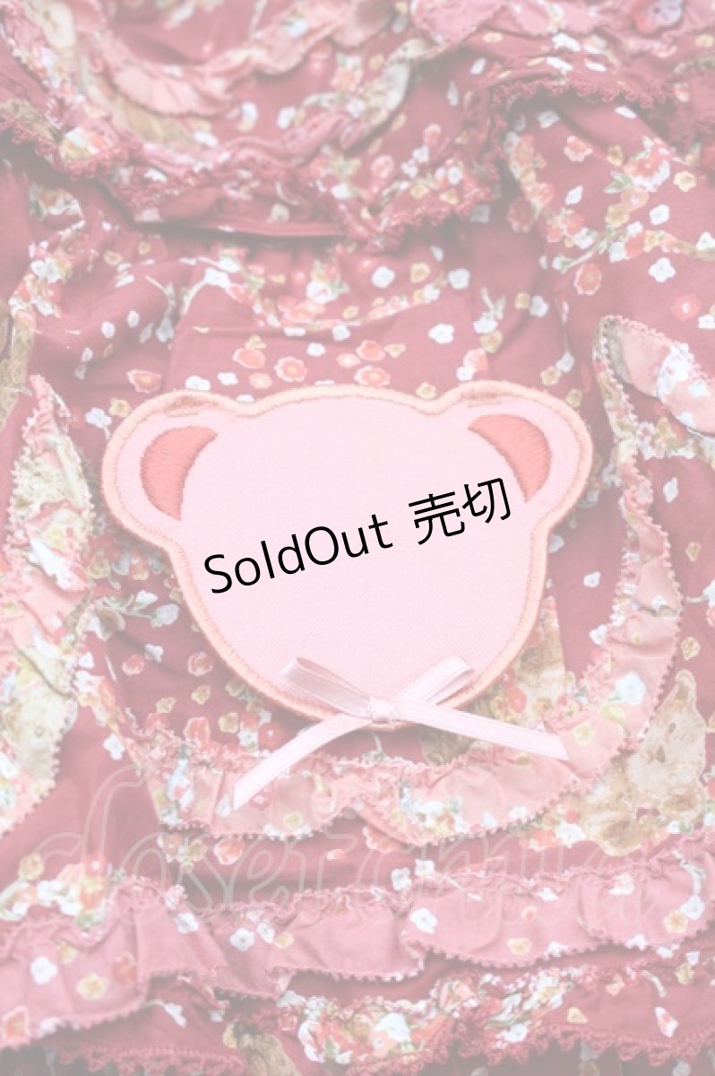 画像5: PINK HOUSE / Flower Picnic プリントパッチワークワンピース  赤 S-25-11-14-041-LO-OP-AS-ZS (5)