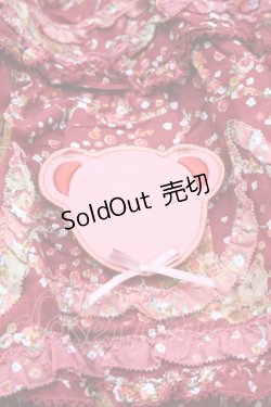 画像5: PINK HOUSE / Flower Picnic プリントパッチワークワンピース  赤 S-25-11-14-041-LO-OP-AS-ZS