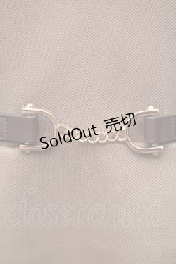 画像3: 【SALE】Fi.n.t / チェーンビット使いディープVネックジャンパースカート  モカブラウン S-25-11-14-042-CA-OP-HR-ZT515