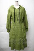 axes femme / フード付きワンピース  グリーン S-25-11-14-045-AX-OP-HR-ZS