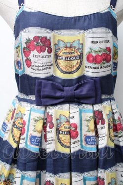 画像3: Leur Getter / フルーツラベルキャミワンピース  ネイビー S-25-11-14-048-LU-OP-HR-ZS