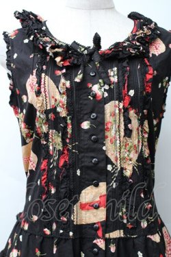 画像3: PINK HOUSE / ストロベリーハットワンピース  黒 S-25-11-14-049-LO-OP-AS-ZS