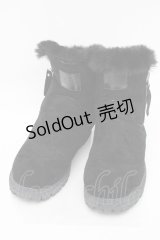 NieR Clothing / ファーブーツ  黒 S-25-11-14-005-PU-SH-HR-ZS