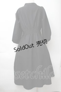 画像2: axes femme / ロングシャツワンピース  黒 S-25-11-14-050-AX-TO-HR-ZS