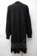 画像2: axes femme / ケーブル編みニットワンピース  黒 S-25-11-14-052-AX-OP-HR-ZS (2)