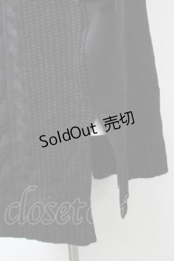 画像4: axes femme / ケーブル編みニットワンピース  黒 S-25-11-14-052-AX-OP-HR-ZS