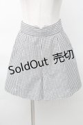 Fi.n.t / アソートフレアーショートパンツ  黒ｘ白 S-25-11-14-056-CA-PA-HR-ZS
