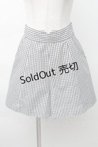 Fi.n.t / アソートフレアーショートパンツ  黒ｘ白 S-25-11-14-056-CA-PA-HR-ZS