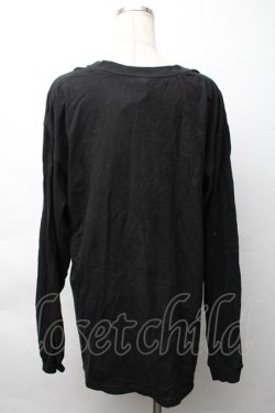 画像2: NieR Clothing / プリントロングTシャツ  黒 S-25-11-14-059-PU-BL-HR-ZS