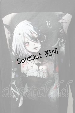 画像3: NieR Clothing / プリントロングTシャツ  黒 S-25-11-14-059-PU-BL-HR-ZS