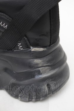 画像4: NieR Clothing / バイカラー厚底スニーカー  黒ｘ白 S-25-11-14-009-PU-SH-HR-ZS