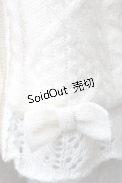 画像3: axes femme POETIQUE / リボン裏ボアニットケープ  キナリ S-25-11-14-014-AX-JA-HR-ZS