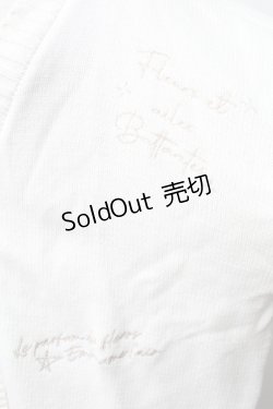 画像3: axes femme / ランダム刺繍ニットカーデ  オフ S-25-11-14-015-AX-BL-HR-ZI