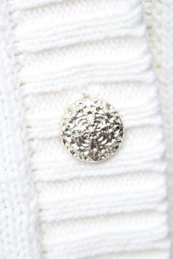 画像5: axes femme / ランダム刺繍ニットカーデ  オフ S-25-11-14-015-AX-BL-HR-ZS