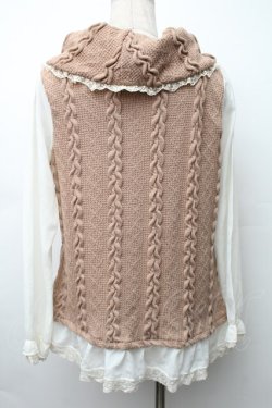 画像2: axes femme / サイド編み上げニットトップス  ベージュ S-25-11-14-023-AX-TO-AS-ZS