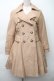 画像1: axes femme / ビジュー襟トレンチコート  ベージュ S-25-11-14-030-AX-CO-HR-ZS (1)