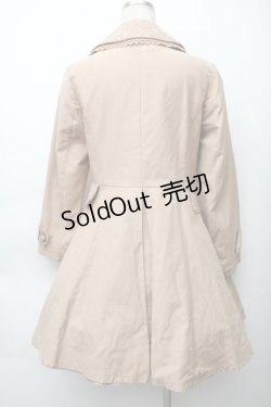 画像2: axes femme / ビジュー襟トレンチコート  ベージュ S-25-11-14-030-AX-CO-HR-ZS