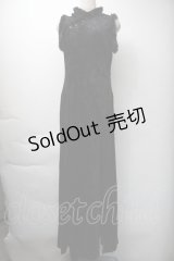 PUNK RAVE / ロングワンピース  黒 S-25-11-16-038-PU-OP-AS-ZS