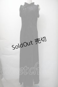 PUNK RAVE / ロングワンピース  黒 S-25-11-16-038-PU-OP-AS-ZS