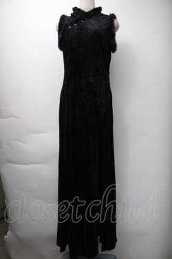 画像1: PUNK RAVE / ロングワンピース  黒 S-25-11-16-038-PU-OP-AS-ZS