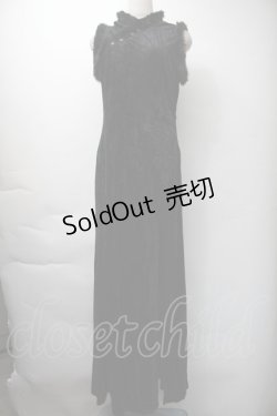 画像1: PUNK RAVE / ロングワンピース  黒 S-25-11-16-038-PU-OP-AS-ZS