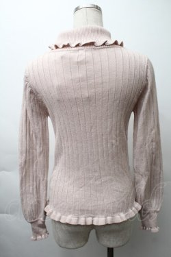 画像2: axes femme / ラメハイネックニット  ピンク S-25-11-16-004-AX-TO-HR-ZS