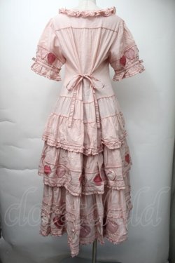 画像2: PINK HOUSE / 関西限定ハートパッチワークワンピース  ピンク S-25-11-16-041-LO-OP-AS-ZS