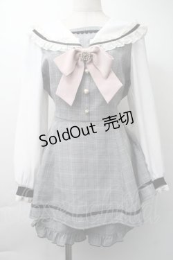 画像1: LIZ LISA / セーラーカラーセットアップ  グレー S-25-11-16-042-LO-OP-HR-ZS