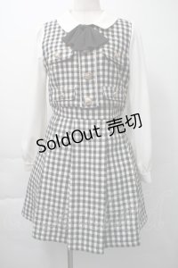 Ank Rouge / バイカラーワンピース  黒ｘ白 S-25-11-16-043-CA-OP-AS-ZS