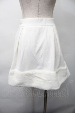 画像2: Princess Melody / 裾ファースカート  オフ S-25-11-16-044-EL-SK-HR-ZS