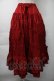 画像1: PINK HOUSE / フリルいっぱいローンスカート  赤 S-25-11-16-045-LO-SK-AS-ZS (1)