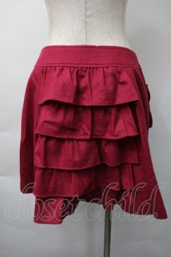 画像2: Emily Temple cute / ウールスカート  ワイン S-25-11-16-046-ET-SK-AS-ZS