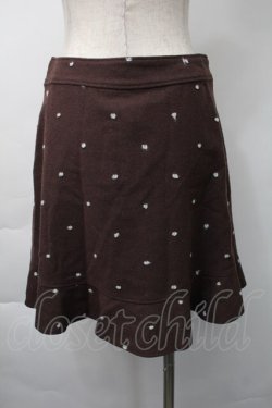画像2: Emily Temple cute / ウールスカート  ブラウン S-25-11-16-047-ET-SK-AS-ZS