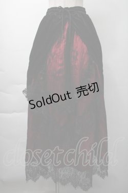 画像1: DARK IN LOVE / ベロアロングスカート  黒 S-25-11-16-048-PU-SK-AS-ZS