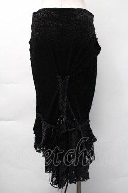 画像2: DARK IN LOVE / ベロアロングスカート  黒 S-25-11-16-049-PU-SK-AS-ZS