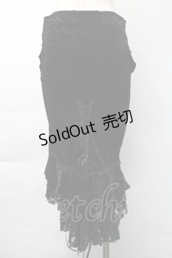 画像2: DARK IN LOVE / ベロアロングスカート  黒 S-25-11-16-049-PU-SK-AS-ZS