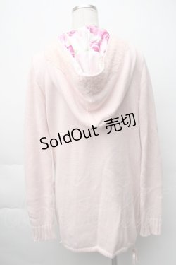 画像2: JESUS DIAMANTE / ニットパーカー  ピンク S-25-11-16-001-JE-TO-AS-ZS