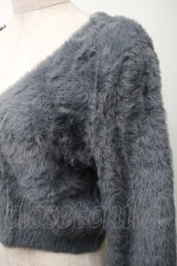 画像3: an another angelus / エンブレム釦フェザーニットカーディガン  グレー S-25-11-16-007-CA-SK-HR-ZS