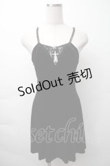 DARK IN LOVE / ベロアキャミソール  黒 S-25-11-16-009-PU-TO-AS-ZS