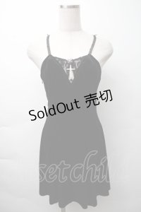 DARK IN LOVE / ベロアキャミソール  黒 S-25-11-16-009-PU-TO-AS-ZS