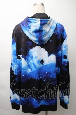 画像2: NieR Clothing / 転写パーカー  ブルー S-25-11-16-010-PU-TO-HR-ZS