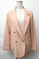 LIZ LISA / レースリボンボタンジャケット  ベージュ S-25-11-16-013-LO-JA-HR-ZS