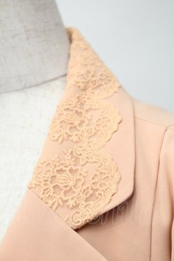 画像3: LIZ LISA / レースリボンボタンジャケット  ベージュ S-25-11-16-013-LO-JA-HR-ZS