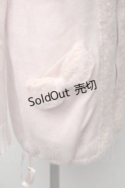 画像4: JESUS DIAMANTE / ニットパーカー  ピンク S-25-11-16-001-JE-TO-AS-ZS